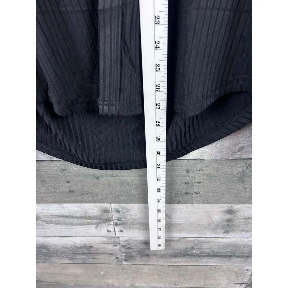 Coofandy Men's Small Black Textured Button Up Shirt